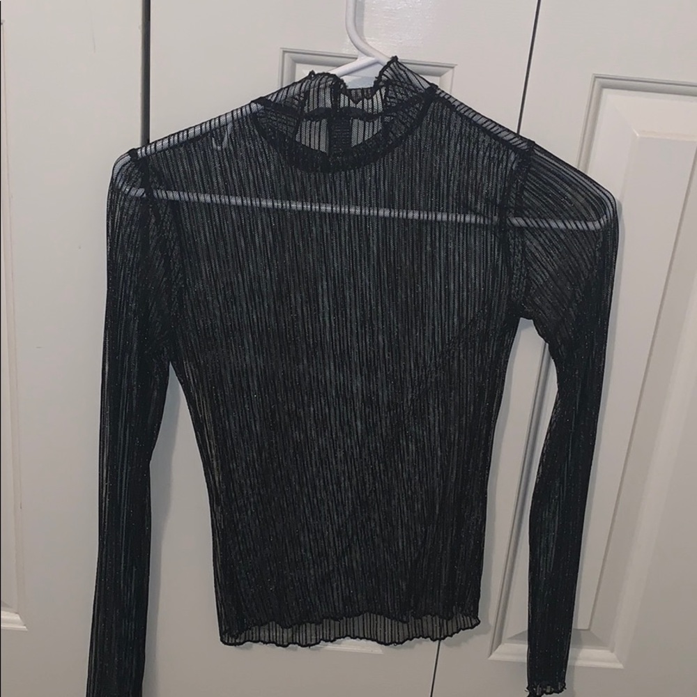 Sparkle see through shirt